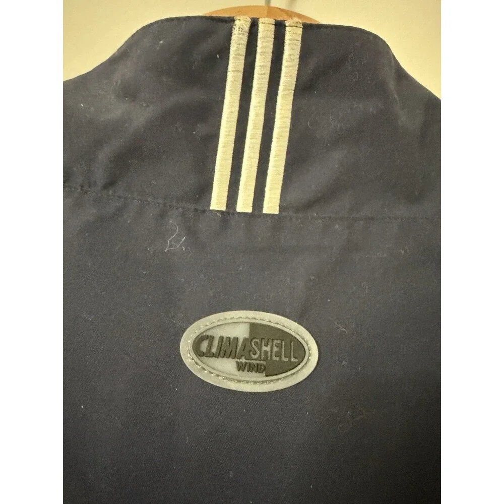 Y2K Adidas Men’s Navy 1/4 Zip ClimaShell XL Golf Vest- Wind Proof- 761580 AWV002